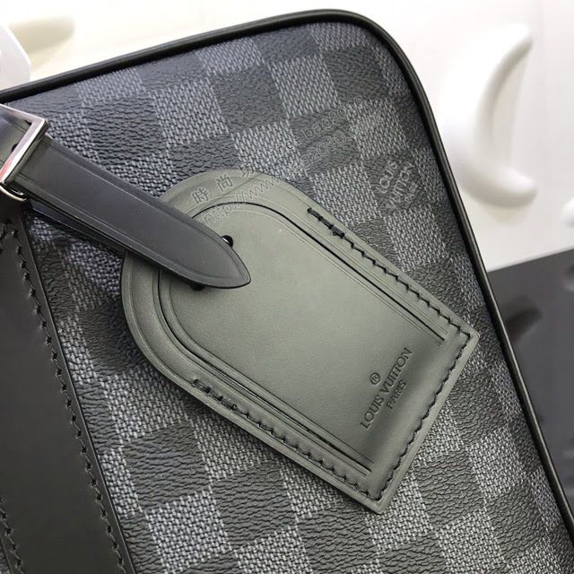 lv新款包包 路易威登Dandy公事包 lv男士公事包 Damier Graphite帆布  ydh3904